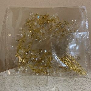 5 Piece - Gold Headpiece